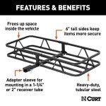 CURT 48"x20" Black Steel Cargo Carrier