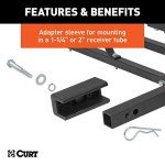 CURT 48"x20" Black Steel Cargo Carrier