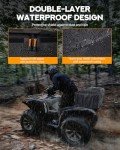 74L Waterproof ATV Storage Bag with 14L Cooler