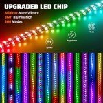 RGB LED Whip Lights with Remote Control - 2 Pack