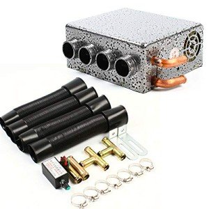 12V Universal Under-Dash Auxiliary Heater with Speed Switch