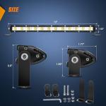 Nilight 7-Inch LED Light Bar for Offroad Vehicles
