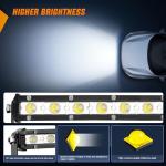 Nilight 7-Inch LED Light Bar for Offroad Vehicles
