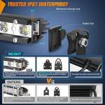 Nilight 7-Inch LED Light Bar for Offroad Vehicles