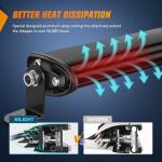 Nilight 7-Inch LED Light Bar for Offroad Vehicles