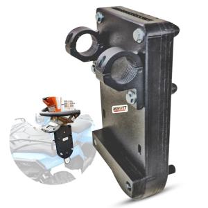 ATV UTV Chainsaw Mount for Cargo Racks, Black