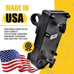 ATV UTV Chainsaw Mount for Cargo Racks, Black