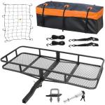 WEIZE Folding Hitch Cargo Carrier with Waterproof Bag