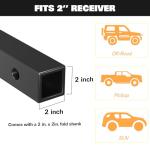 WEIZE Folding Hitch Cargo Carrier with Waterproof Bag