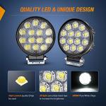 Nilight 4.5-Inch LED Flood Lights - 42W Combo