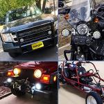 Nilight 4.5-Inch LED Flood Lights - 42W Combo