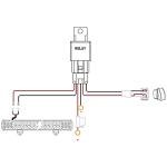 Nilight 52-Inch LED Light Bar with Wiring Kit