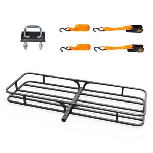 Tuffiom 54" Hitch Mount Cargo Carrier Rack