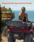 VEVOR 95L ATV Rear Cargo Box and Lounger
