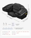 VEVOR 95L ATV Rear Cargo Box and Lounger