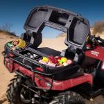 VEVOR 95L ATV Rear Cargo Box and Lounger
