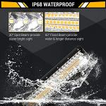 Auxbeam 12 Inch LED Light Bar with Wiring Kit