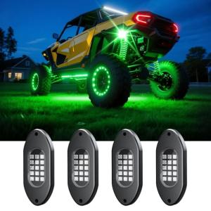 RGB LED Rock Lights with App & Remote Control