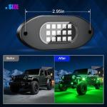 RGB LED Rock Lights with App & Remote Control