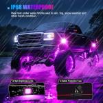 RGB LED Rock Lights with App & Remote Control