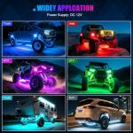 RGB LED Rock Lights with App & Remote Control
