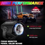 RGBW LED Whip Light with Remote Control for ATVs