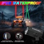 RGBW LED Whip Light with Remote Control for ATVs