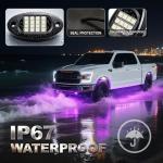 RGBW LED Rock Lights for ATV, UTV, Offroad