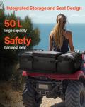 VEVOR 50L ATV Rear Storage Bag with Cushion