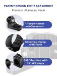 360 Light Mounts for UTVs and ATVs - 2 Pack