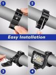 360 Light Mounts for UTVs and ATVs - 2 Pack