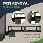 Heavy Duty Bumper Mounted Cargo Rack Carrier