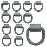 Aikosin 5/8" Heavy Duty Weld-On D Rings (12 Pack)
