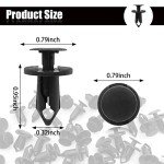 20 Pack ATV Fender Fastener Push Clips