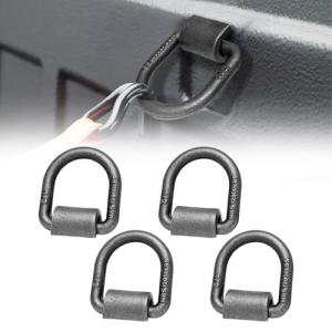 Narwoo 1/2" Weld-On Heavy Duty D-Ring (4 Pack)