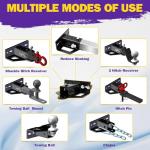 HOWBOW Universal Zero Turn Mower Hitch 2" Receiver