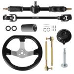 270mm Go Kart/ATV Steering Wheel with Rack Kit