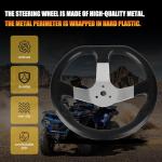 270mm Go Kart/ATV Steering Wheel with Rack Kit