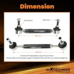 Universal Adjustable Sway Bar End Links 180mm-230mm
