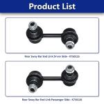 HAWK BROTHER Rear Sway Bar Links Kit - 2 PCS