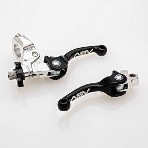 ASV F2 Shorty Black ATV Clutch and Brake Lever