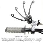 ASV F2 Shorty Black ATV Clutch and Brake Lever