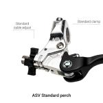 ASV F2 Shorty Black ATV Clutch and Brake Lever
