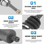 Polaris Sportsman ATV CV Axle Drive Shaft Set