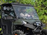 SuperATV Heavy Duty Clear Windshield for Polaris Ranger