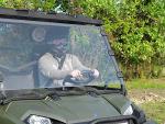 SuperATV Heavy Duty Clear Windshield for Polaris Ranger