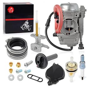 Carburetor and Fuel Valve Kit for Kawasaki Prairie