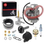 Carburetor and Fuel Valve Kit for Kawasaki Prairie