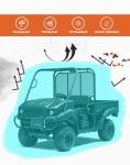 KEMIMOTO All-Weather UTV Cover for 2 Seaters