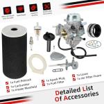 Yamaha Grizzly 660 Carburetor, Valve, Filter Kit